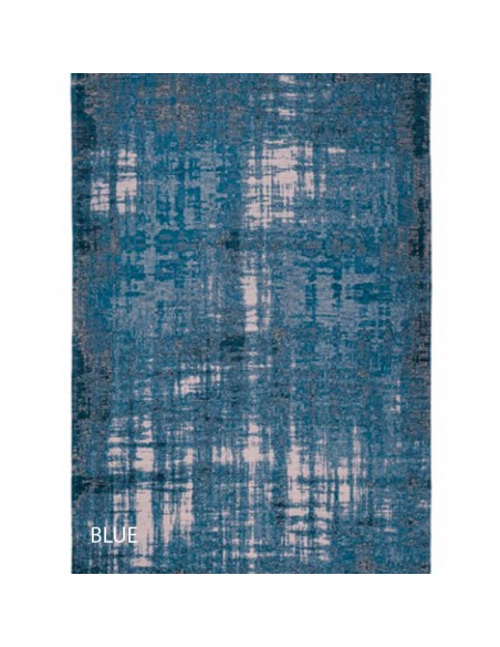 Alfombra rectangular Chenille Blue