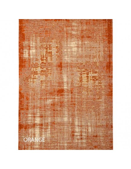 Alfombra rectangular Chenille Orange