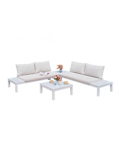 Rinconera de aluminio para terraza y jardín Adeje