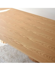 Mesa de comedor de fresno natural Dogo 2