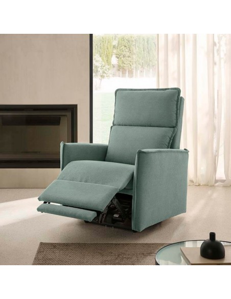 Sillón relax motorizado y cabezal reclinable Solo