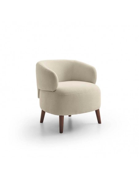 Butaca de diseño curvo Lona