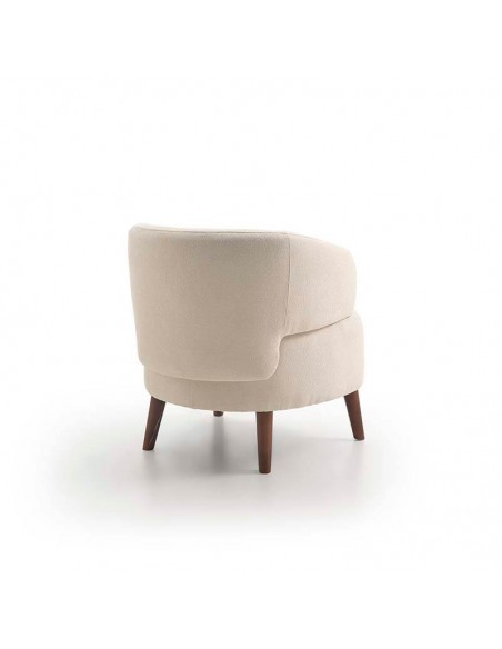 Butaca de diseño curvo Lona
