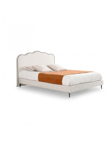 Cama tapizada de diseño vintage Andros