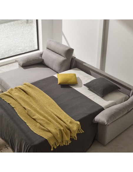 Sofá cama con chaiselongue Berto Servicio Express