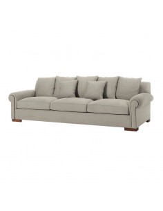 Sofá brazo curvo con tachuelas Calpe 2