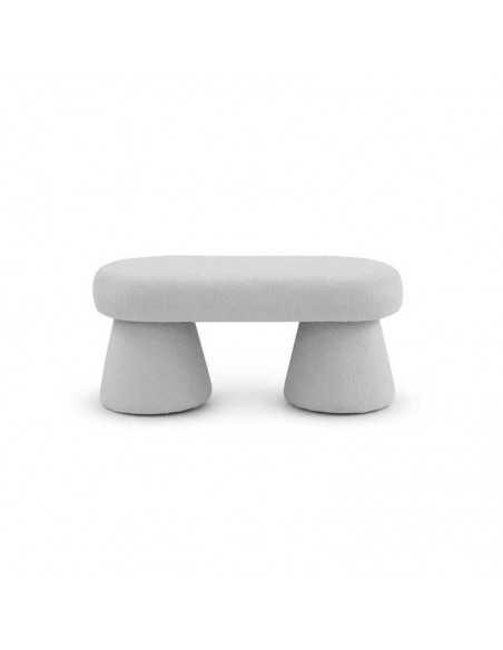 Banqueta borreguito gris Kiran