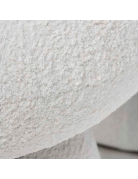 Banqueta borreguito gris Kiran