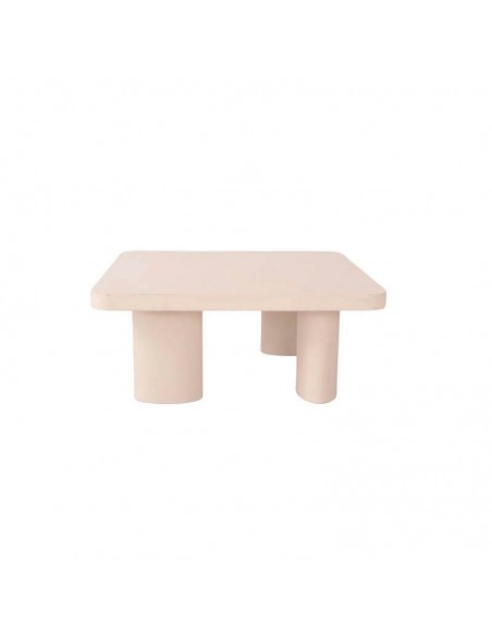 Mesa cuadrada cemento Zola