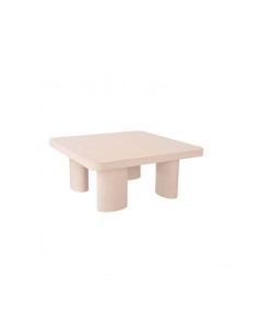 Mesa cuadrada cemento Zola