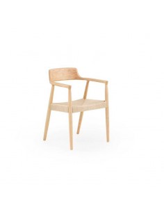 Silla con brazos de madera Clementine 2