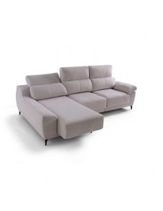 Sofá chaiselongue con carro deslizante Gregory