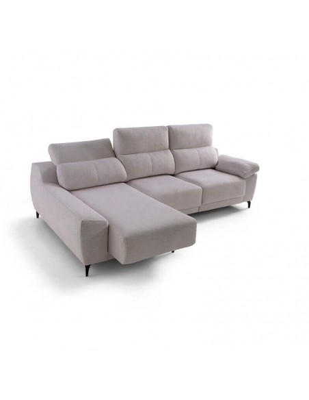 Sofá chaiselongue con carro deslizante Gregory