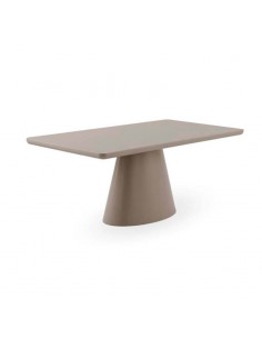 Mesa rectangular de comedor Libra blanco crudo 2