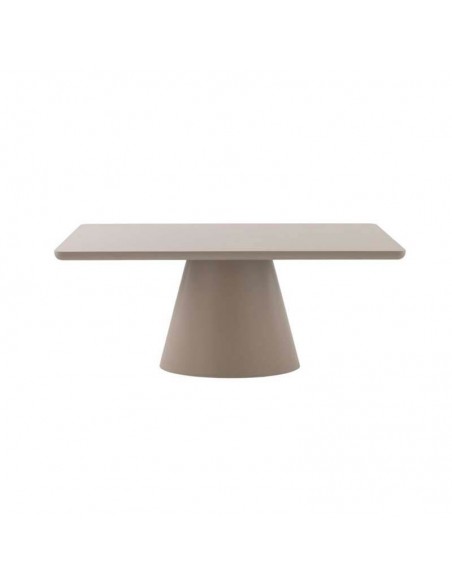 Mesa rectangular de comedor Libra taupé
