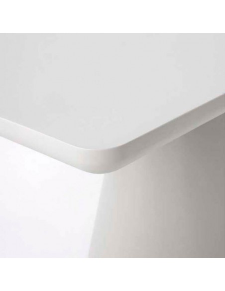 Mesa rectangular de comedor Libra blanco crudo