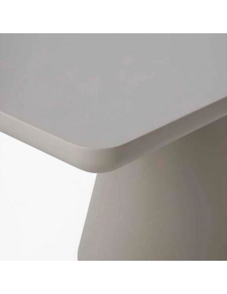 Mesa rectangular de comedor Libra taupé