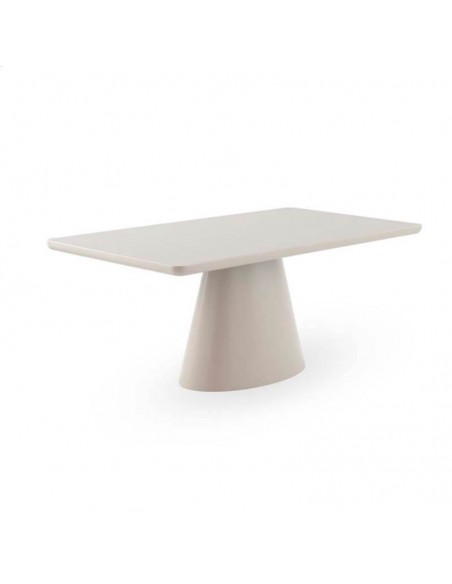 Mesa rectangular de comedor Libra blanco crudo