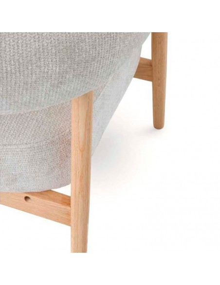 Butaca nórdica Forrest blanco