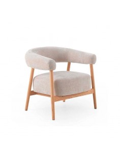 Butaca nórdica Forrest blanco