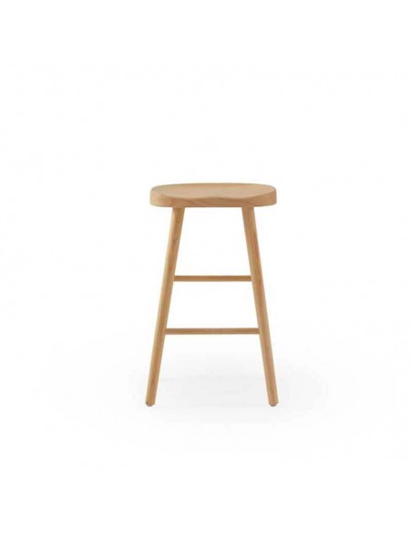 Taburete alto de madera Céfiro