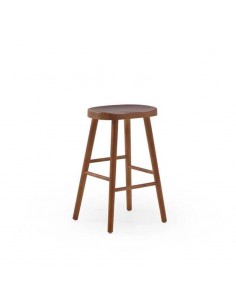 Taburete alto de madera Céfiro 2