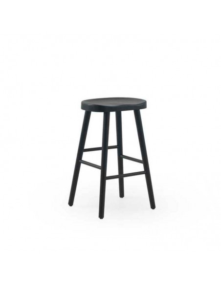 Taburete alto de madera Céfiro