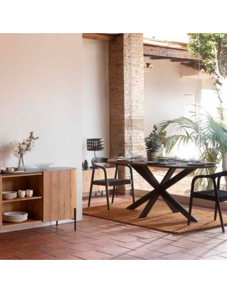 Mesa ovalada de comedor Edén