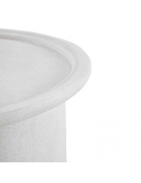 Mesa auxiliar cemento blanco Indivar