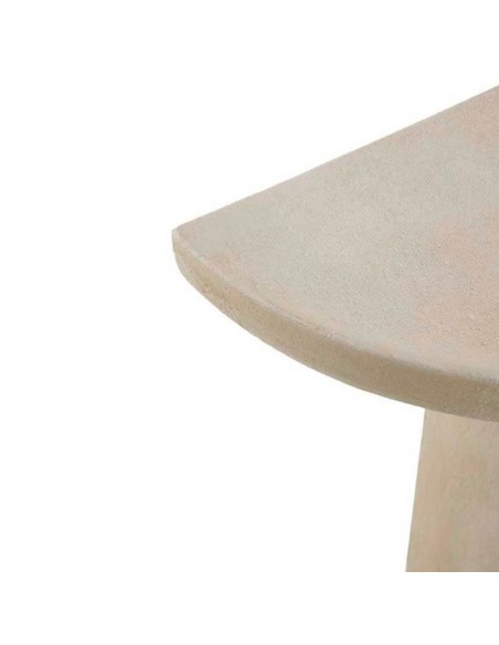 Consola media luna cemento Opal