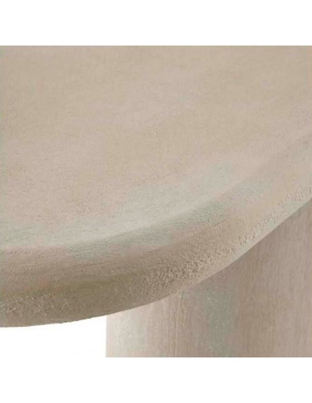 Consola  ovalada de cemento Opal