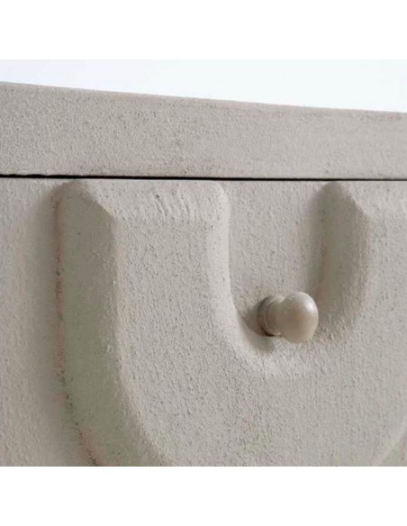 Mesita de noche de cemento Maeva