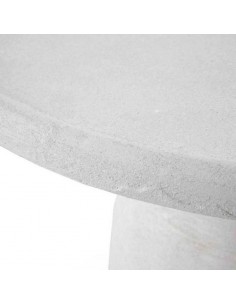 Mesa centro redonda cemento Tristán 2