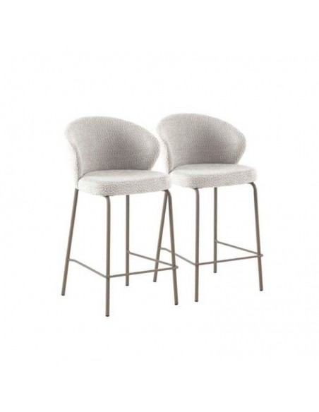 Taburete alto chenilla Capuleto