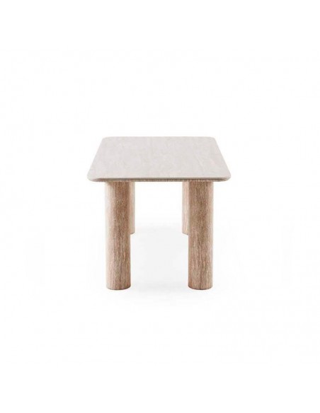 Mesa rectangular madera y cerámica Gabriela