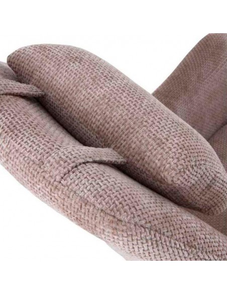 Sillón mecedora tapizada Martina