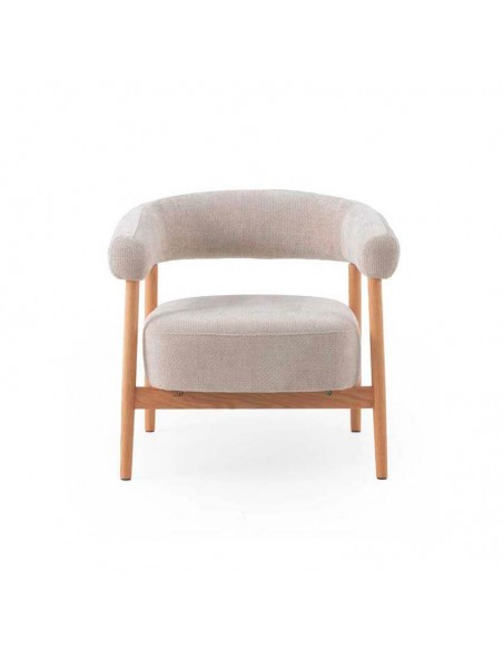 Butaca nórdica tapizada Amira