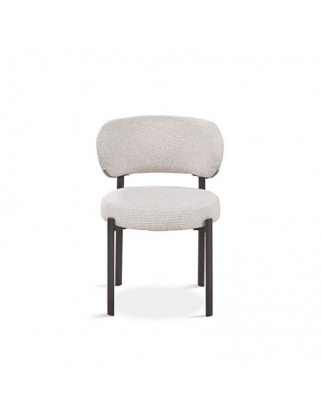 Silla de diseño tapizada Aria