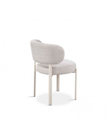 Silla de diseño tapizada Aria