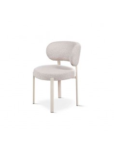 Silla de diseño tapizada Aria