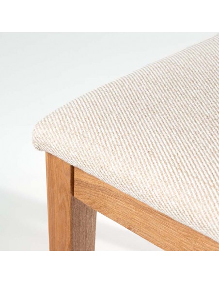 Silla de madera y rejilla Tulia