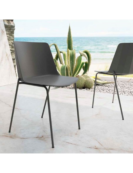 Silla contemporánea Dolan pack 4 unidades