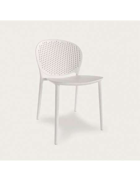 Silla de jardín apilable Colombo pack 4 unidades