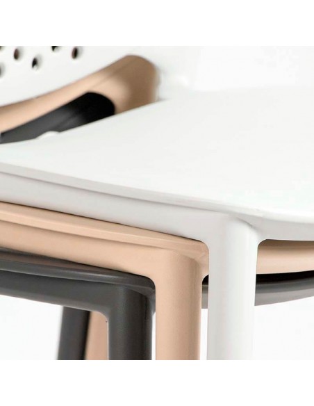 Silla de jardín apilable Colombo pack 4 unidades