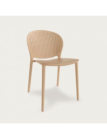 Silla de jardín apilable Colombo pack 4 unidades