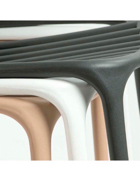 Silla apilable Lanim pack de 4 unidades