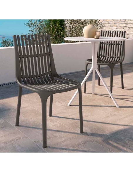 Silla apilable Lanim pack de 4 unidades