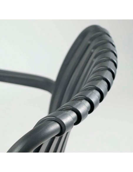 Silla apilable de exterior Cuba pack 4 unidades