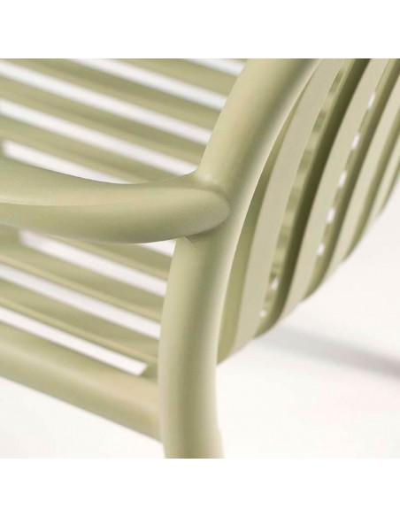 Silla apilable de exterior Cuba pack 4 unidades