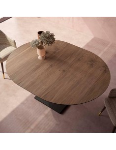 Mesa redonda extensible de diseño Navazo 2